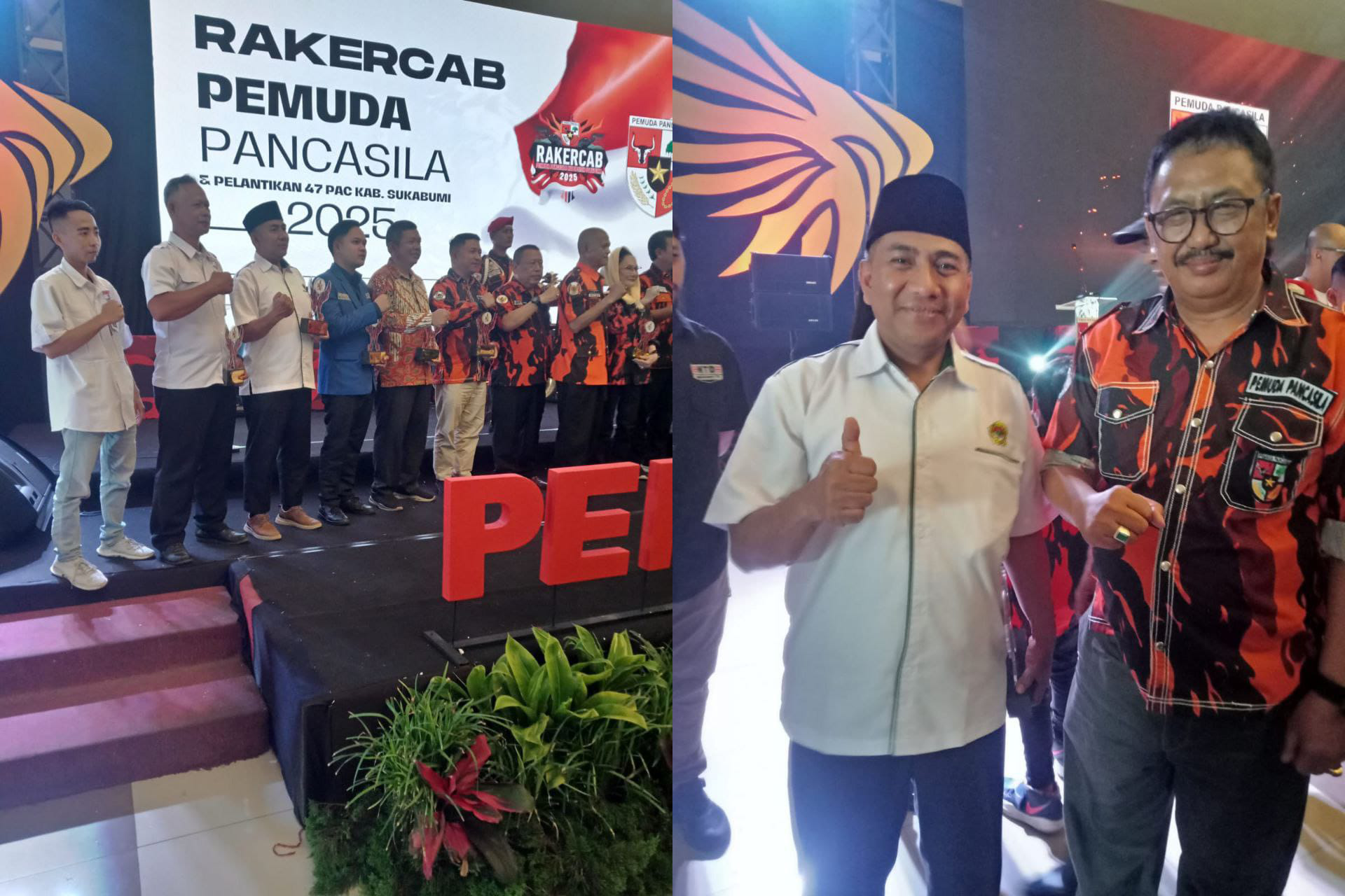 Hadiri Rakercab Pemuda Pancasila, LDII Sukabumi Perkuat Sinergi dengan Ormas Kebangsaan