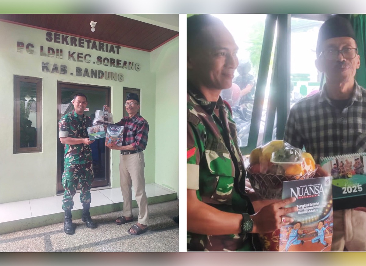 Dukung Ketertiban Ramadan, LDII Soreang Jalin Komunikasi dengan Koramil