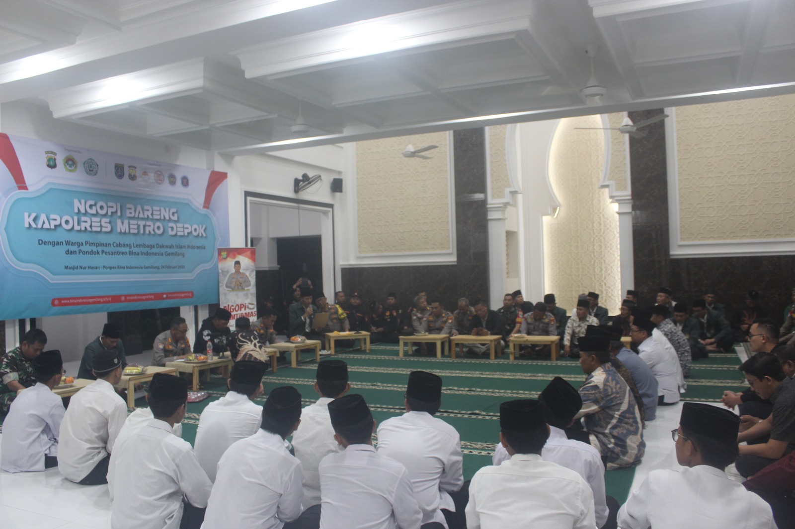 Ngopi Kamtibmas: PC LDII Limo dan Polres Depok Bahas Kenakalan Remaja
