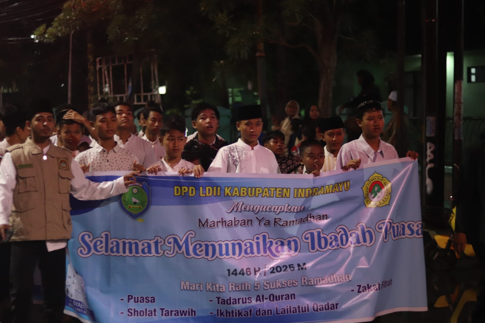 Semarak Pawai Tarhib Ramadan, LDII Indramayu Ajak Perkuat Ukhuwah