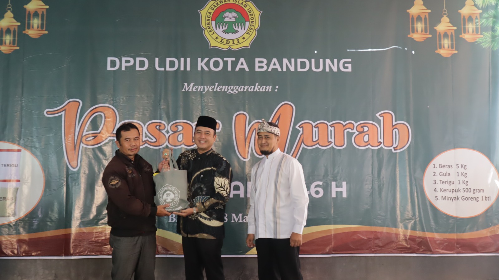 LDII Kota Bandung Gelar Pasar Murah Ramadan, siapkan 1.000 Paket Sembako