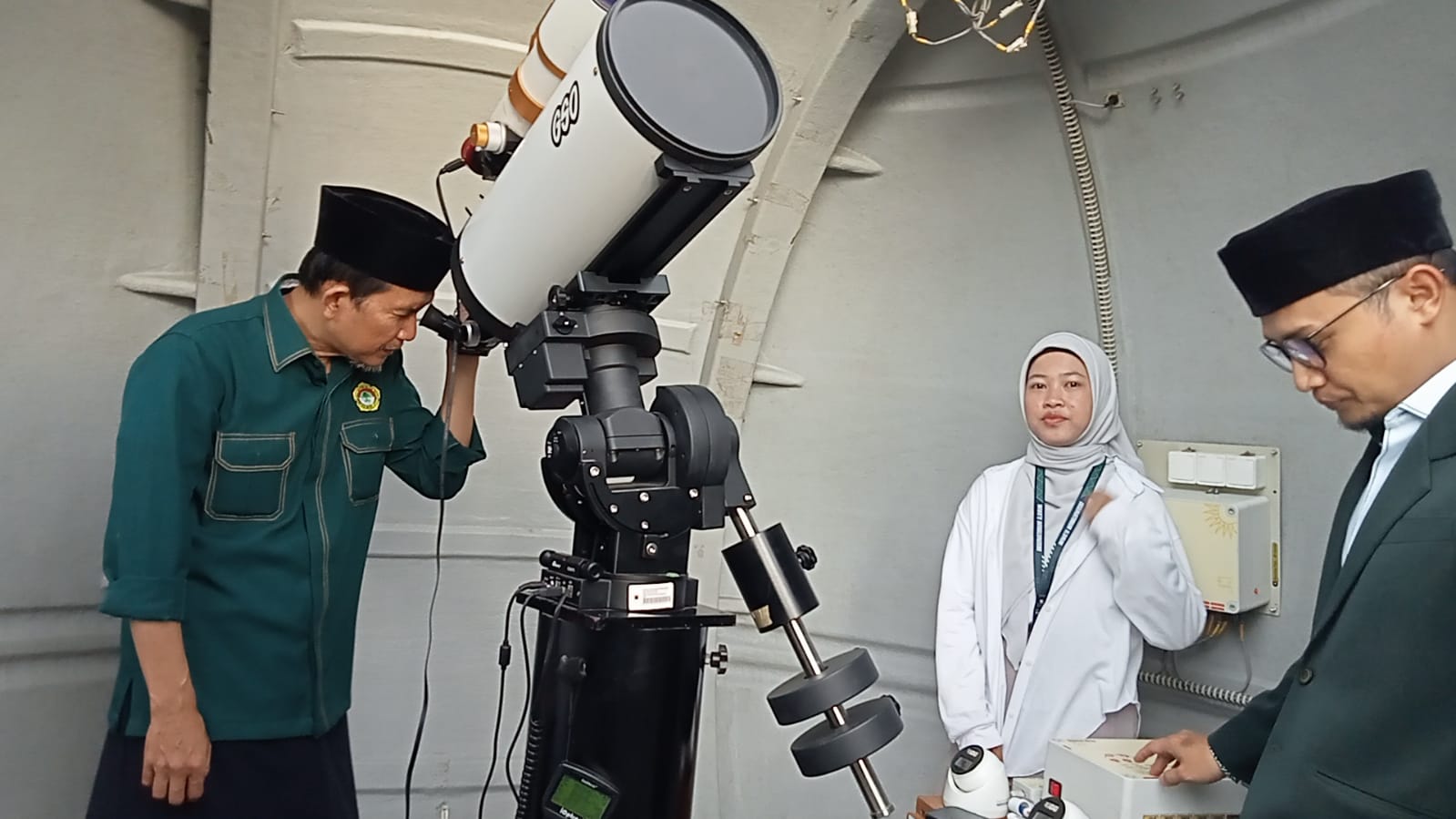 LDII Sumedang Bersama BHRD Pantau Hilal Syawal di Observatorium UNISBA