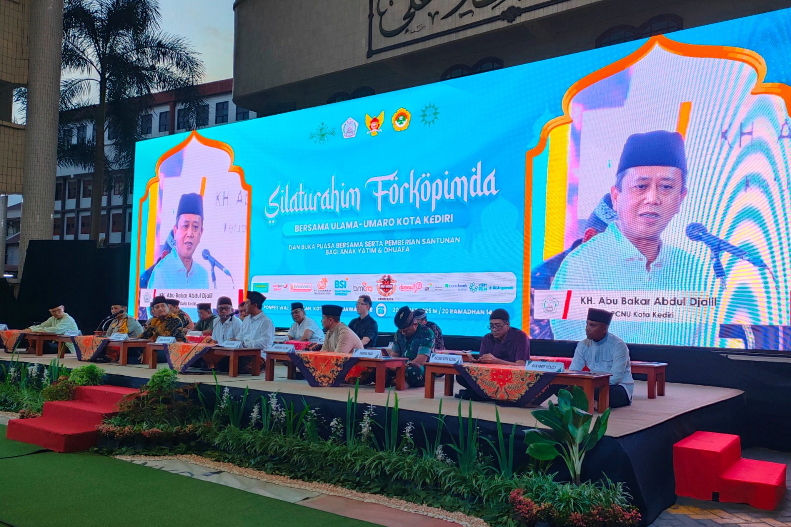 Silaturahim Forkopimda, Ketua PCNU Kota Kediri Ingatkan Sikap Kepedulian