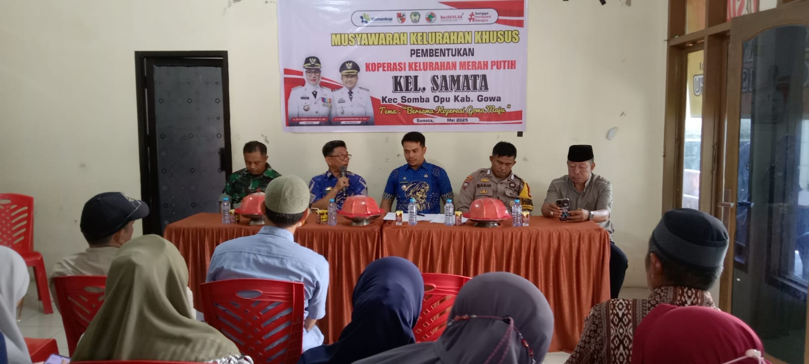 Koperasi Merah Putih Dibentuk di Samata, LDII Turut Hadir dan Dukung