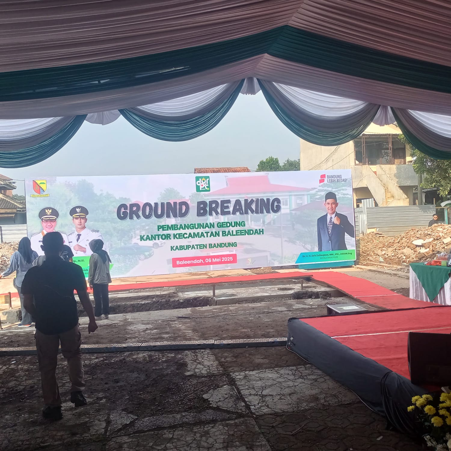 LDII Baleendah Komitmen Sinergi Kawal Pembangunan Gedung Kecamatan Baleendah Baru