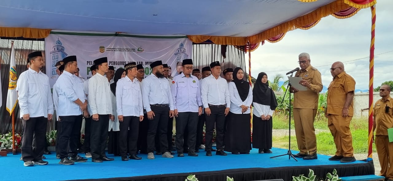 Ketua LDII Mimika Hadiri Pelantikan PHBI, Dorong Sinergi Syiar Islam Damai
