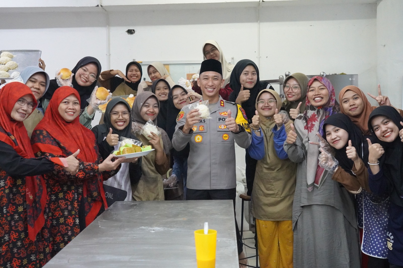 Kapolres Kediri Kota Kunjungi Ponpes Wali Barokah, Jalin Sinergi Kamtibmas