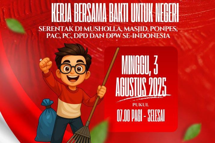 LDII Ajak Masyarakat Rawat Lingkungan Lewat Aksi Kerja Bakti Nasional