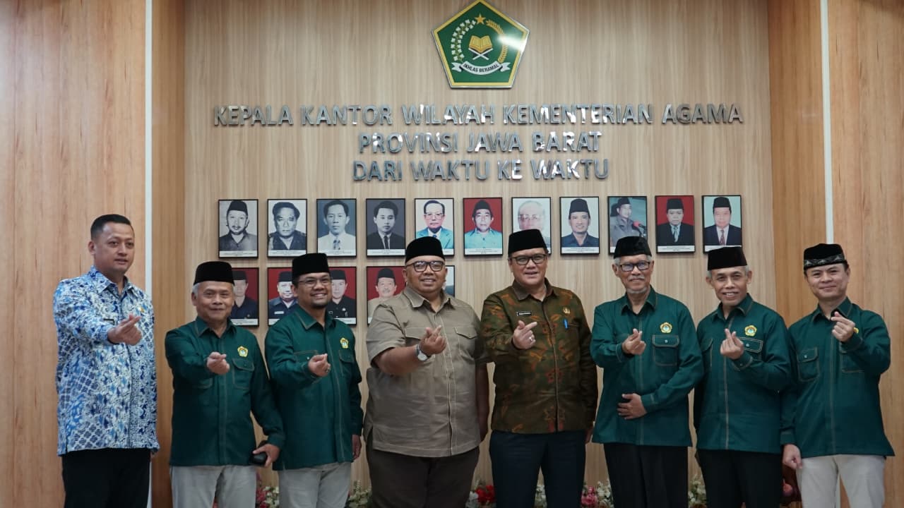 LDII Jawa Barat Sambangi Kanwil Kemenag Jalin Kolaborasi Moderasi Beragama