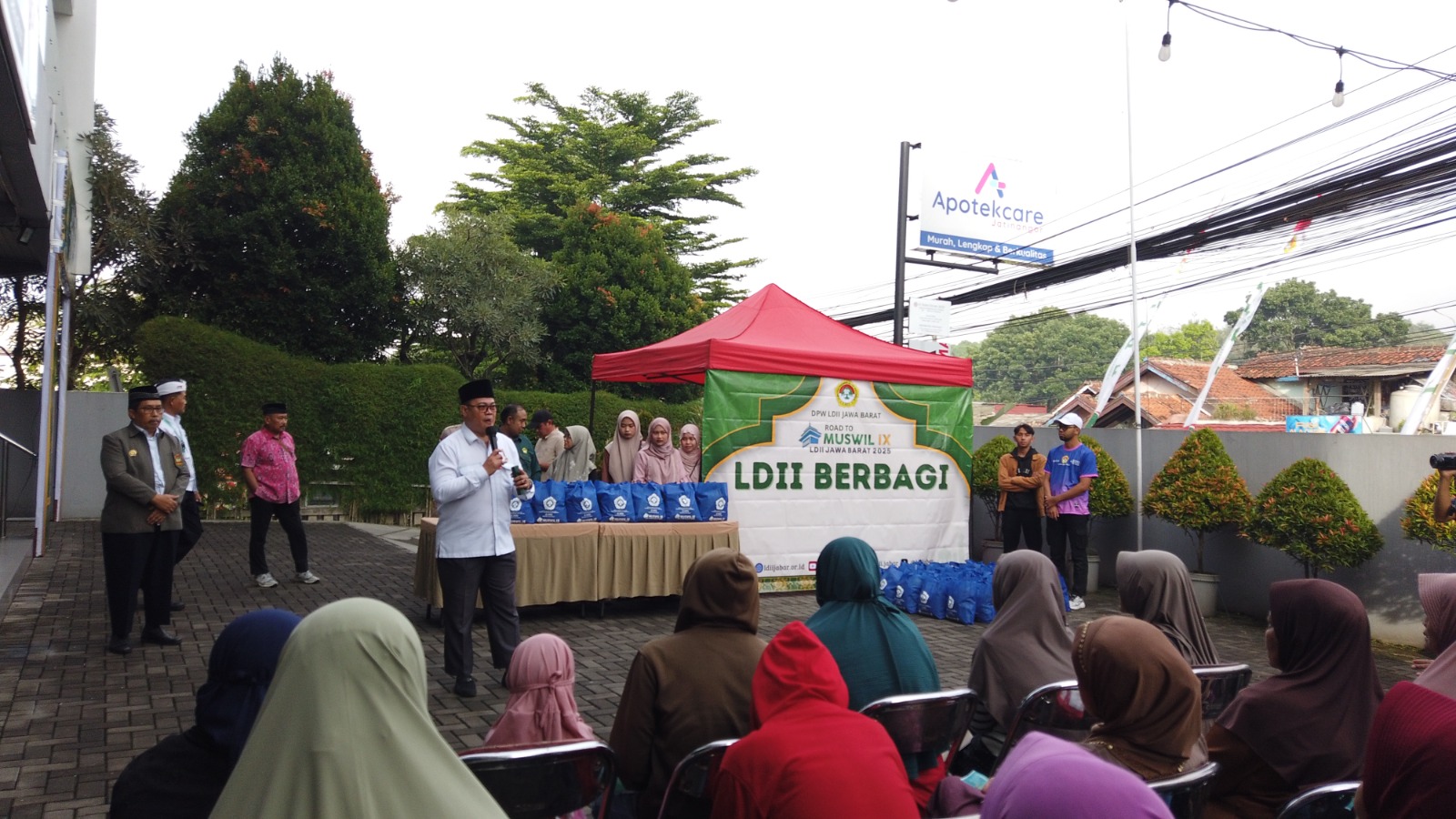 100 Paket Sembako Ludes, Pasar Murah LDII Jabar Diserbu Warga Sejak Pagi