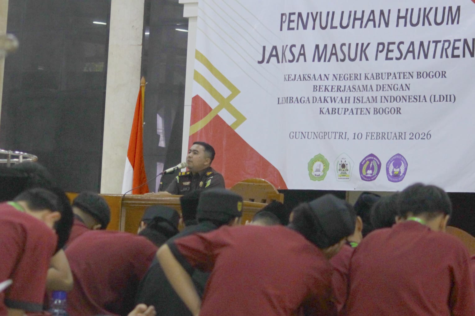 Cegah Kenakalan Remaja, Kejari Kabupaten Bogor Edukasi Santri Daarul Ilmi Soal Kesadaran Hukum