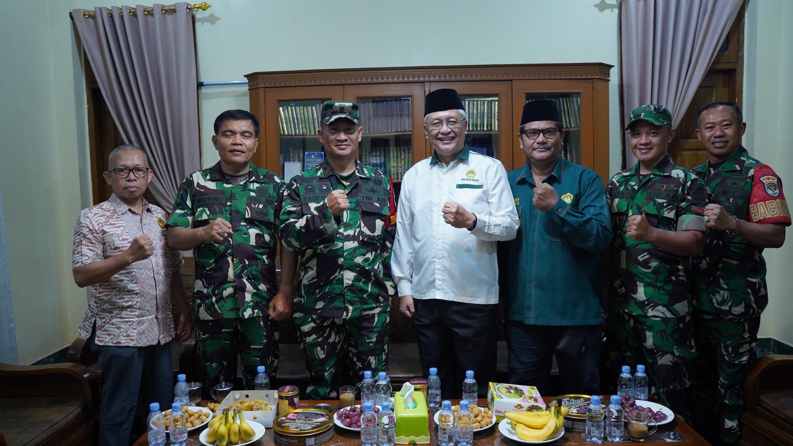 Silaturahmi dengan LDII Bekasi, Danramil 01/Kranji Dorong Kolaborasi dan Stabilitas Sosial