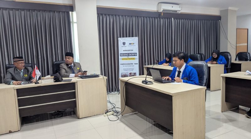 LDII Perkuat Pendidikan Karakter Melalui Sidang Skripsi Kampus Karakter Bertema Be Teacher Next Level